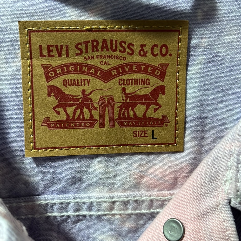 Levi's Pastel Tie-Dye Jean Jacket - Picture 6 of 11